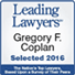 Leading Lawyers Gregory F. Coplan